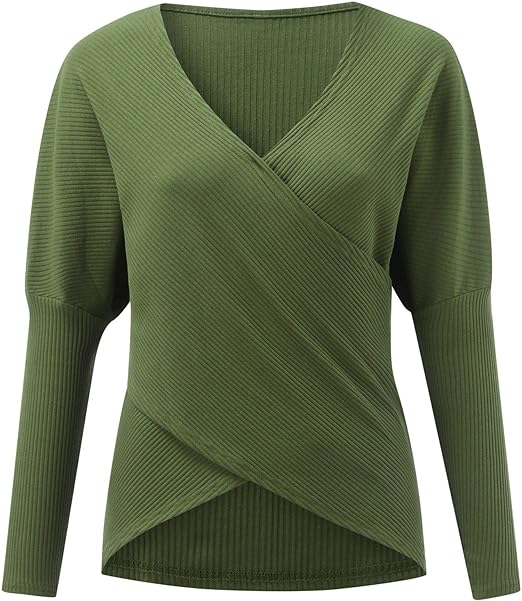 WOLFF Gekreuzter Pullover