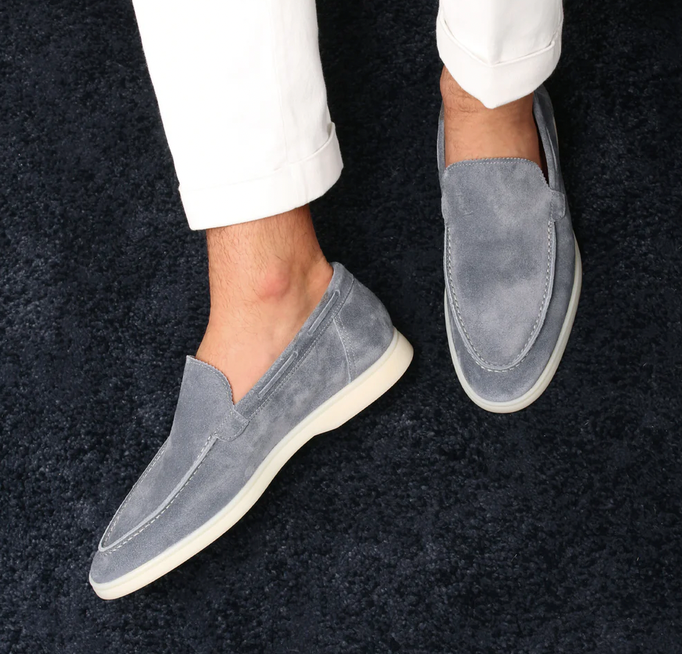 Lorenzo - Klassische Herren Loafers aus Wildleder