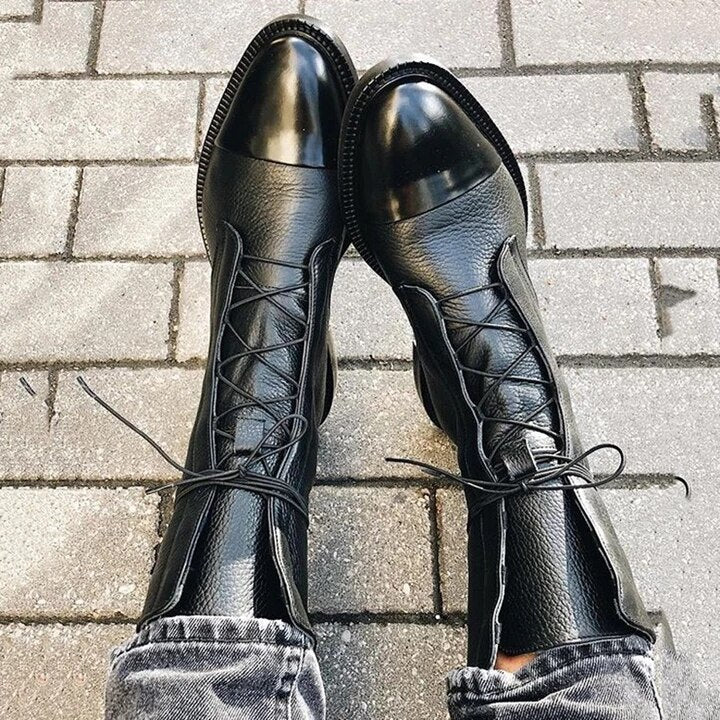 Diane - Klassische Vintage-Stiefel für Damen