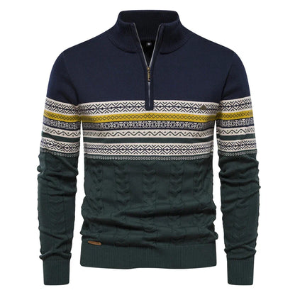 Ace - Hochwertiger Pullover mit Retro-Muster