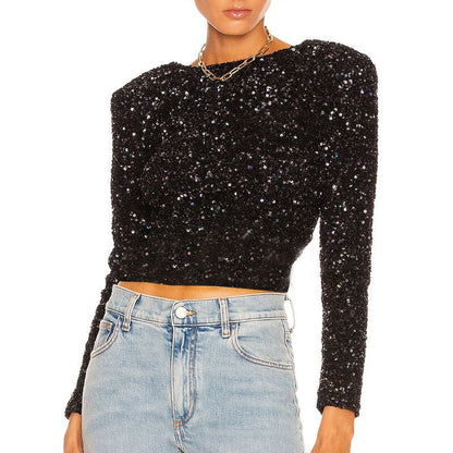 Glamouröses Glitzertop für Damen