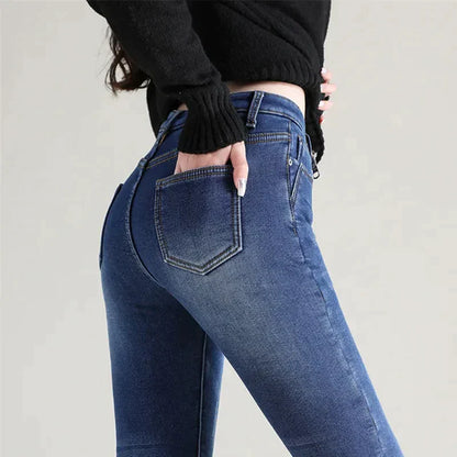 Dehnbare Thermo-Jeans - Vanna