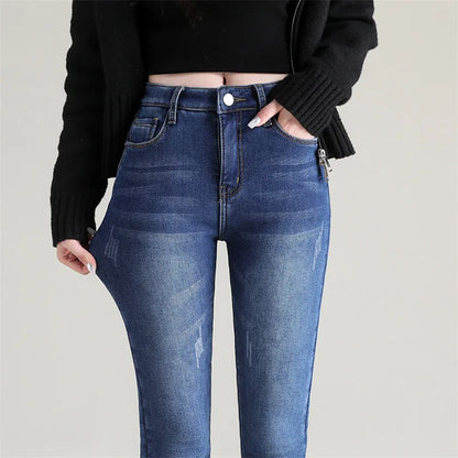 Dehnbare Thermo-Jeans - Vanna