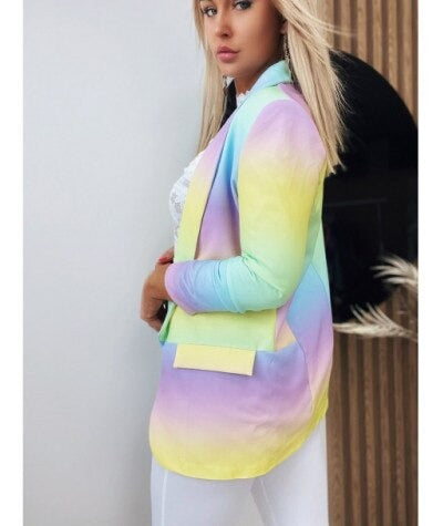 WOLFF Langärmelige Tie-Dye-Blazer